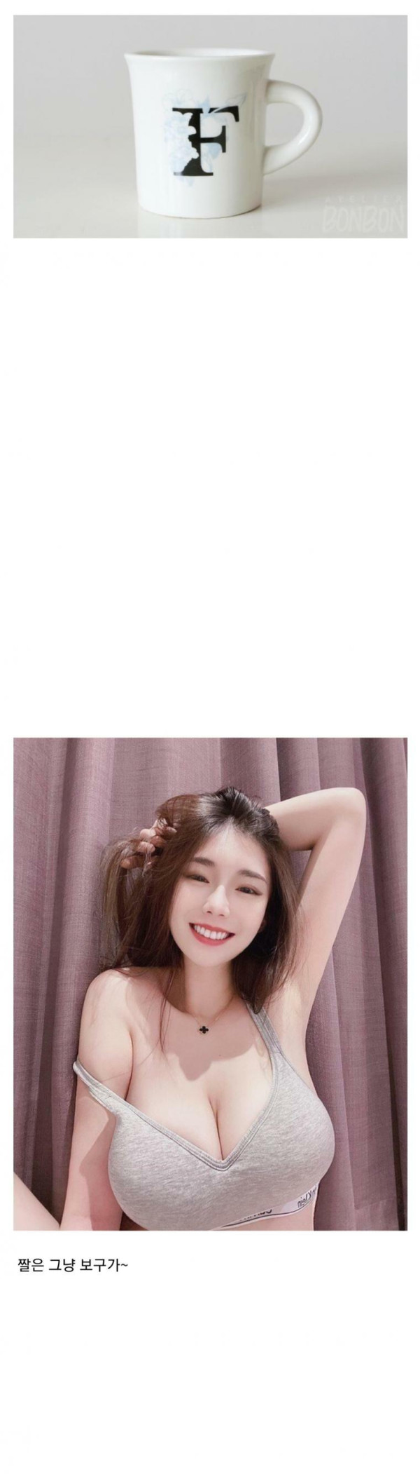F컵 실물 체감