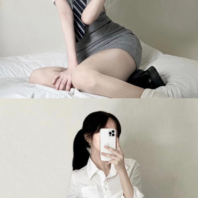 집에서 룩북 찍는 슬랜더 1탄